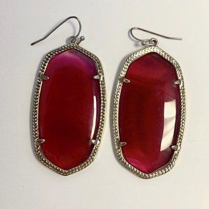 Kendra Scott Maroon Danielle earrings